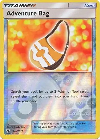 Lost Thunder Adventure Bag #167/214 reverse holo